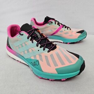 Adidas Terrex Speed Ultra Trail Running Shoe FW2806 Clear Mint Pink Men Size 8.5